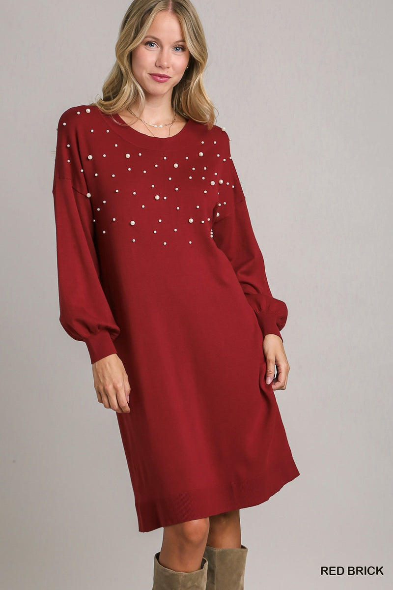 sweater dress with pearls Pearl Round Neck All Measurements are approximate Mens Blue Leather Shoes Size:16.5 36-37 cloak