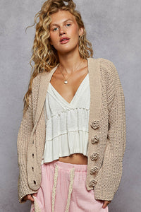 V Neck Cardigan