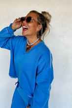 Load image into Gallery viewer, FADED FEELS VNECK PULLOVER