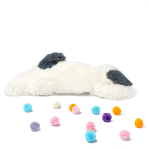 Fluffy Dog Plush Toy Sleeping Pillow