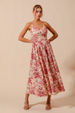Load image into Gallery viewer, Floral Woven V Neck Fully Lined Dress