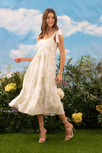 Load image into Gallery viewer, FRUIT BLOSSOM TIERED MIDI DRESS