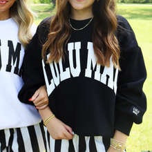 Load image into Gallery viewer, Lulu Mac Sweatshirt Black/White - Puff