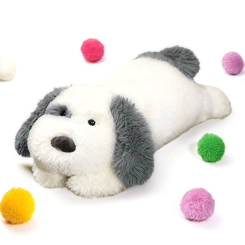 Fluffy Dog Plush Toy Sleeping Pillow
