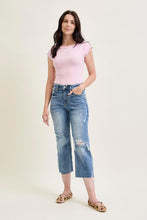 Load image into Gallery viewer, "JOLIE" CROPPED JEAN DISTRESSED