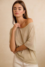 Load image into Gallery viewer, Solid Jersey Relaxed Fit Short Sleeves Pocket Top