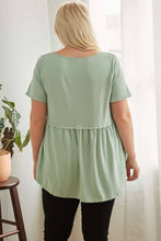 Load image into Gallery viewer, ROUND NECK BABYDOLL KNIT TOP