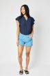 Load image into Gallery viewer, MID RISE GARMENT DYED FRAY HEM SHORTS