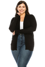 Load image into Gallery viewer, Open Cardigan PLUS