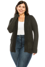 Load image into Gallery viewer, Open Cardigan PLUS