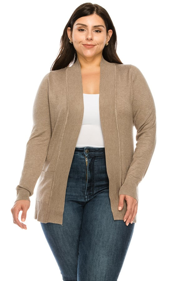 Open Cardigan PLUS