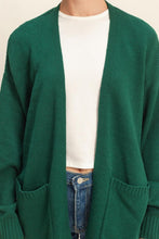 Load image into Gallery viewer, Oversized Open-front Cardigan Sweater With Pockets