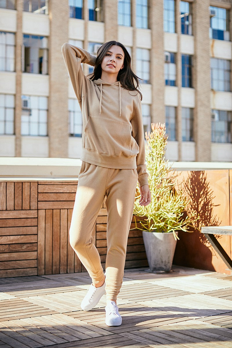 OVERSIZED FLEECE RELAXED FIT PULLOVER HOODIE