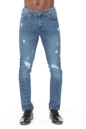 Denim Slim Distressed Skinny Jean