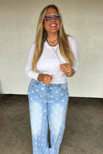 Load image into Gallery viewer, SPOT ON POLKA DOT JEANS