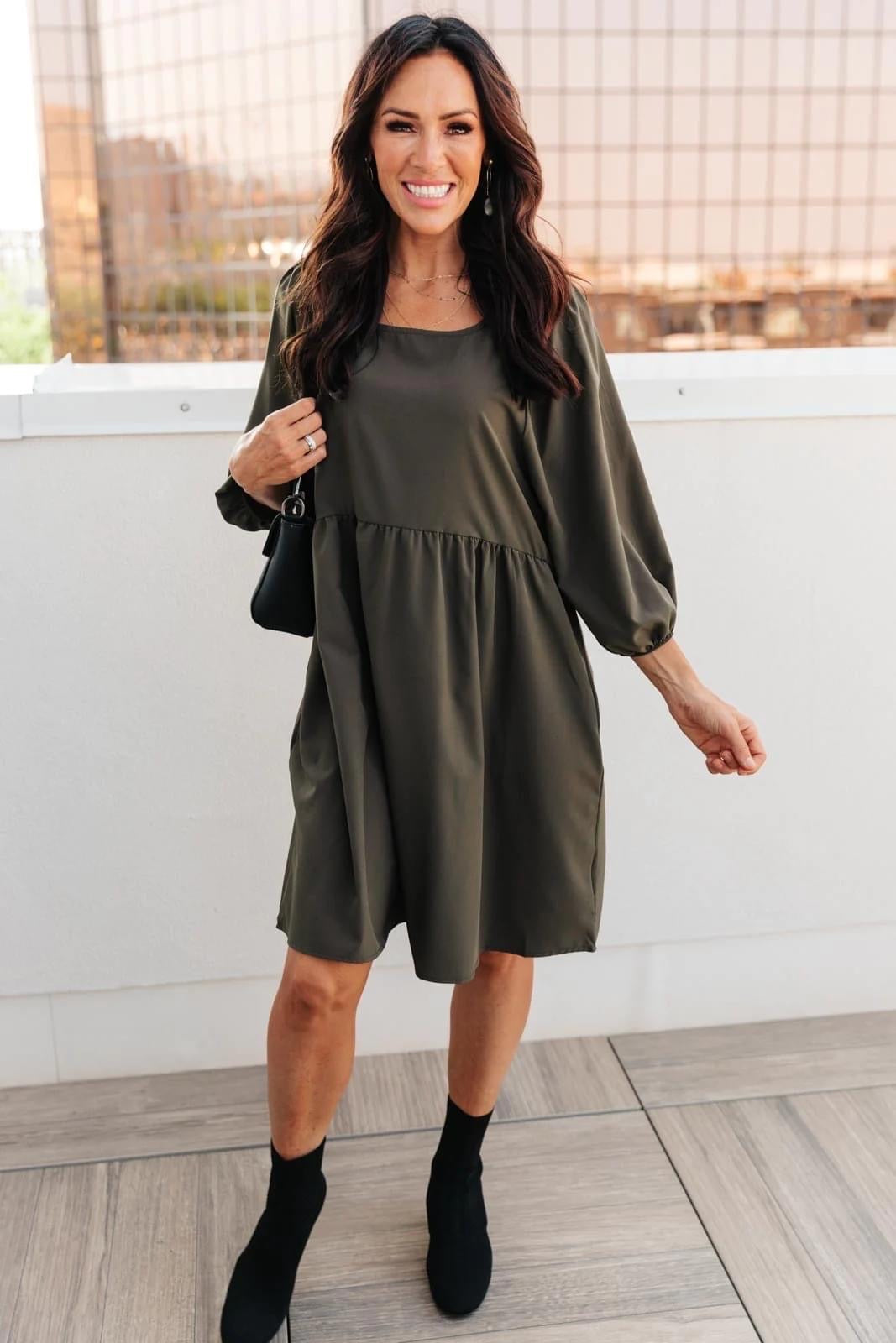 Evergreen Garden Dress