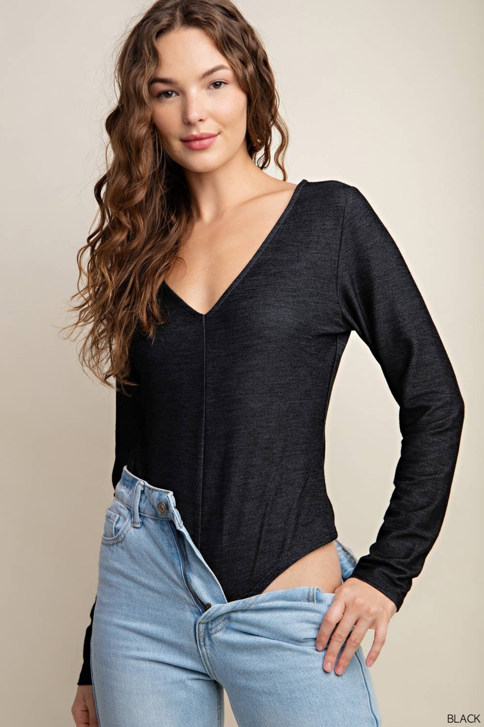 ESSENTIAL STRETCH FABRIC BODYSUIT