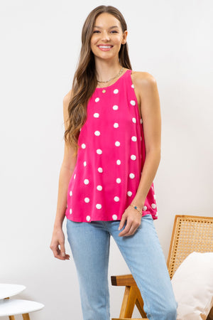 POM POM HALTER TOP