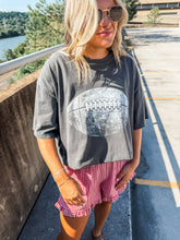 Load image into Gallery viewer, Vintage Football- Pepper Tee