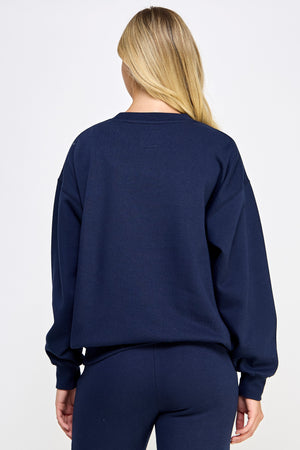 Basic Fleece Relaxed Fit Crew