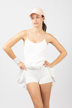 Load image into Gallery viewer, Pleated Activewear Cami Dress w/ Shorts Lining