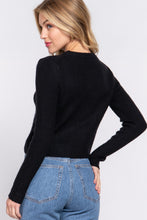 Load image into Gallery viewer, LONG SLEEVE CREW NECK SWEATER TOP