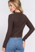 Load image into Gallery viewer, LONG SLEEVE CREW NECK SWEATER TOP