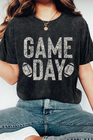 GAME DAY FOOTBALL MINERAL GRAPHIC TSHIRT