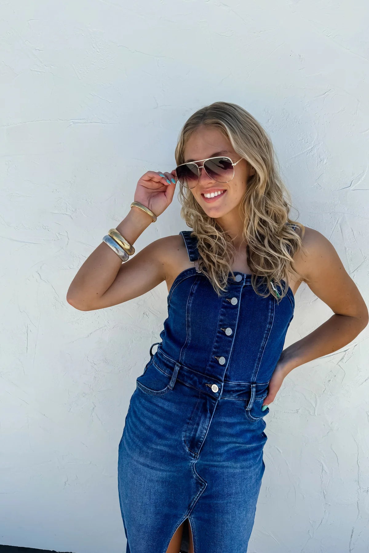 frankies denim dress Christa Denim Dress