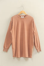 Load image into Gallery viewer, Mineral Washed Oversized Mini Sweatshirt Dress