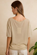Load image into Gallery viewer, Solid Jersey Relaxed Fit Short Sleeves Pocket Top