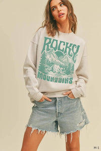 Unisex Rocky Mountain Graphic Sweatshirts