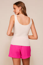 Load image into Gallery viewer, Reversible 2-way Ribbed Knit Sweater Top