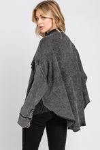 Load image into Gallery viewer, Mineral Wash Thermal Oversized Jacket