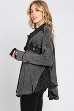 Load image into Gallery viewer, Mineral Wash Thermal Oversized Jacket