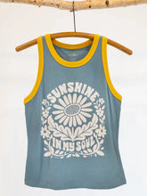 Load image into Gallery viewer, Ringer Tank Top - Sunshine In My Soul