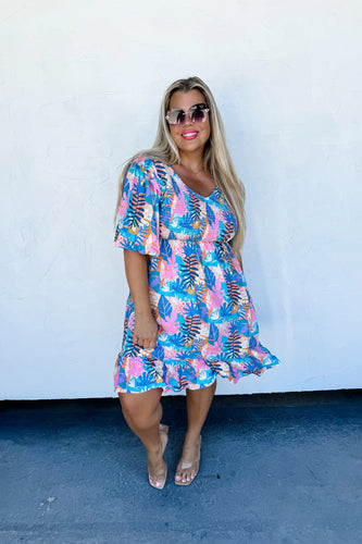 CABANA DAYS SMOCKED DRESS