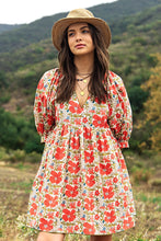 Load image into Gallery viewer, Floral Print Mini Dress