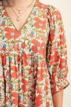 Load image into Gallery viewer, Floral Print Mini Dress
