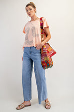 Load image into Gallery viewer, Boots Print Mineral Washed Cotton Jersey Knit Top