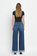 Load image into Gallery viewer, SUPER HIGH RISE CUFFED BAGGY WIDE LEG JEANS