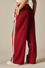 Load image into Gallery viewer, Side Striped Ribbon Tie Track Pants