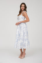 Load image into Gallery viewer, Fruit Blossom Tiered Midi Dress