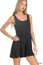 Load image into Gallery viewer, Double Layered Tank Romper