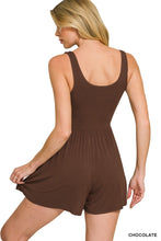 Load image into Gallery viewer, Double Layered Tank Romper