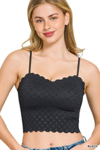 Load image into Gallery viewer, Seamless Lace Bralette With Bra Pads