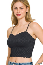 Load image into Gallery viewer, Seamless Lace Bralette With Bra Pads