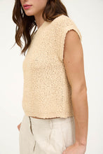 Load image into Gallery viewer, Textured Knit Crew Neck Short Sleeve Pullover
