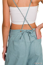 Load image into Gallery viewer, Woven Spaghetti Strap Overalls