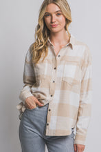 Load image into Gallery viewer, Button-down Long Sleeve Flannel Shirt